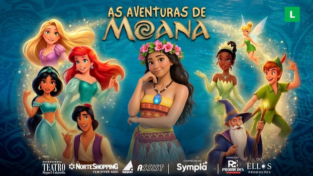 AS AVENTURAS DE MOANA NO TEATRO MIGUEL FALABELLA