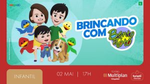 BRINCANDO COM BENTO E TOTÓ NO TEATRO MULTIPLAN