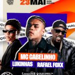 Cabelinho, Lukinhas e Rafael Foxx no ESPAÇO HALL