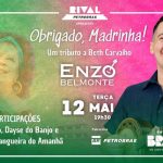 ENZO BELMONTE EM “OBRIGADA, MADRINHA! UM TRIBUTO A BETH CARVALHO” NO TEATRO RIVAL PETROBRAS
