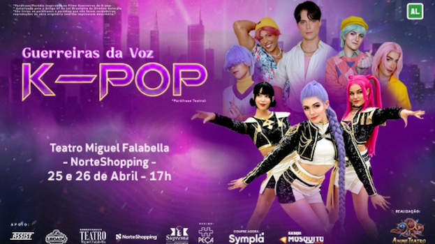 K-Pop Guerreiras da voz no TEATRO MIGUEL FALABELLA