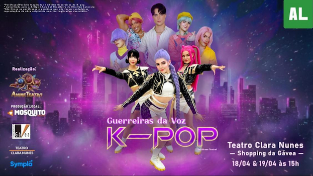 K-Pop Guerreiras da voz no Teatro Clara Nunes