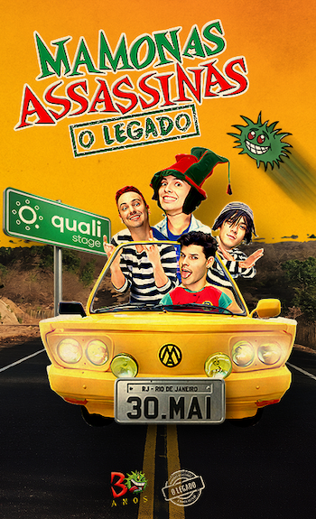 MAMONAS ASSASSINAS O LEGADO NO TEATRO QUALISTAGE