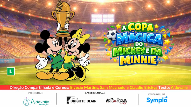 A COPA MÁGICA DO MICKEY E DA MINNIE no Teatro dos 4