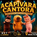CAPIVARA CANTORA NO TEATRO MIGUEL FALABELLA