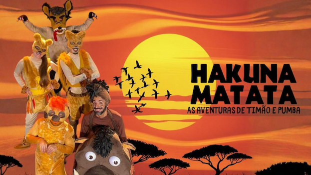 HAKUNA MATATA - AS AVENTURAS DE TIMÃO E PUMBA NO TEATRO FASHION MALL - RJ