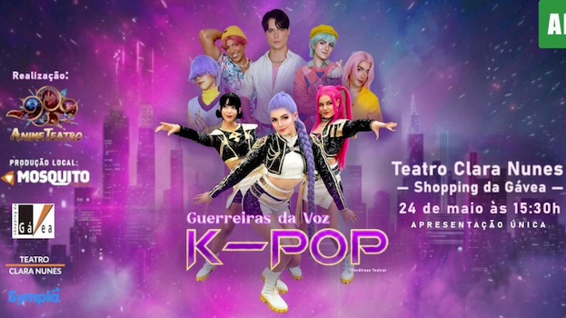 K-Pop Guerreiras da voz no Teatro Clara Nunes