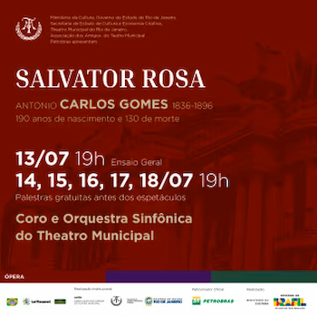Ópera “Salvator Rosa” no Theatro Municipal do Rio de Janeiro