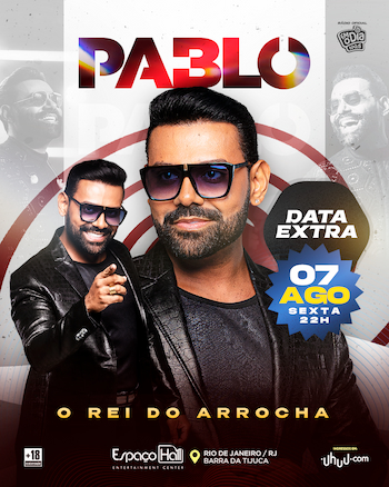 Pablo (Show Extra) no ESPAÇO HALL - RJ