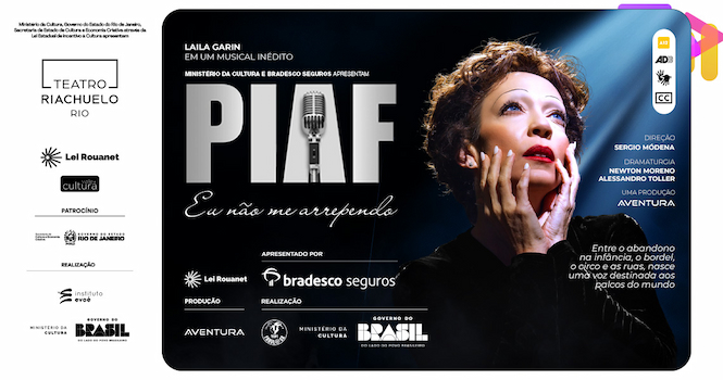 Piaf - Eu Não Me Arrependo no Teatro Riachuelo - RJ