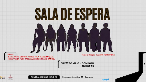 SALA DE ESPERA NO TEATRO CÂNDIDO MENDES
