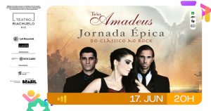Trio Amadeus - Jornada Épica: Do Clássico Ao Rock no TEATRO RIACHUELO
