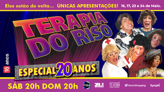 o Riso - Especial 20 anos no TEATRO MIGUEL FALABELLA