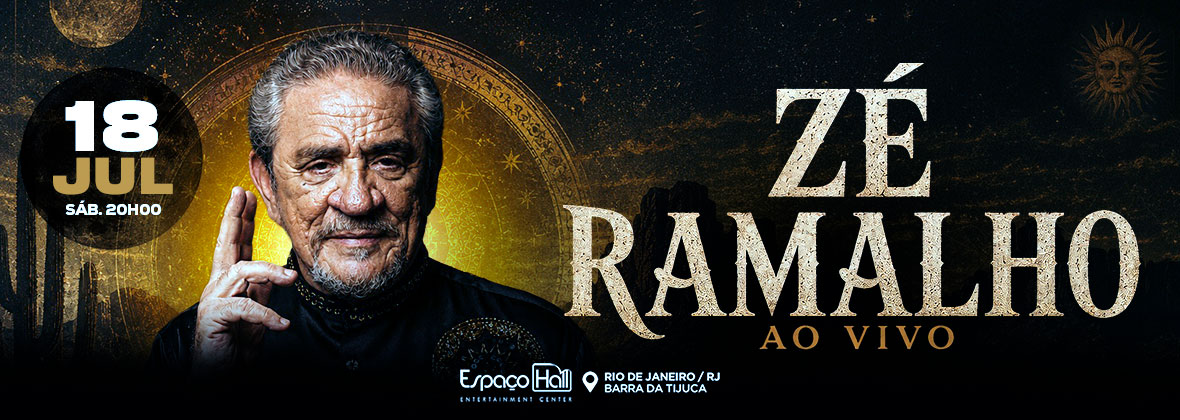 Zé Ramalho leva poesia, rock e música nordestina ao Espaço Hall