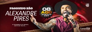 Alexandre Pires retorna ao Espaço Hall com show de grandes sucessos