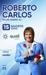Roberto Carlos faz show no Qualistage em noite de emoção no Rio