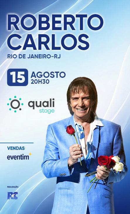 Roberto Carlos faz show no Qualistage em noite de emoção no Rio