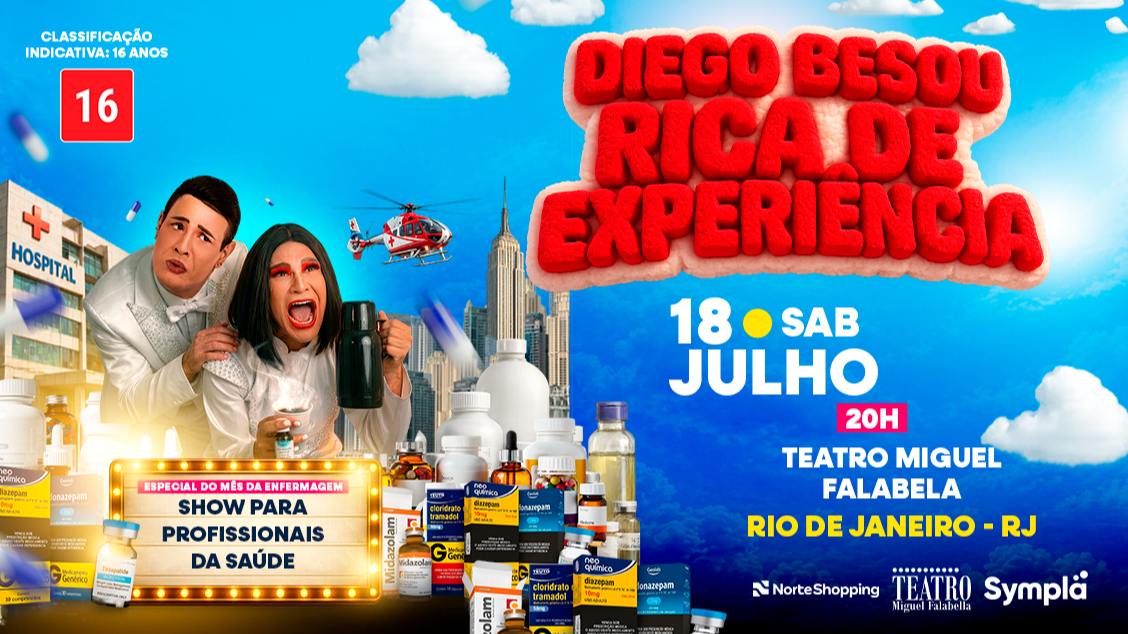 Diego Besou apresenta Nome da Cidade | Rica de Experiência no Rio de Janeiro
