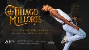 Thiago Millores celebra Freddie Mercury no Teatro Brigitte Blair