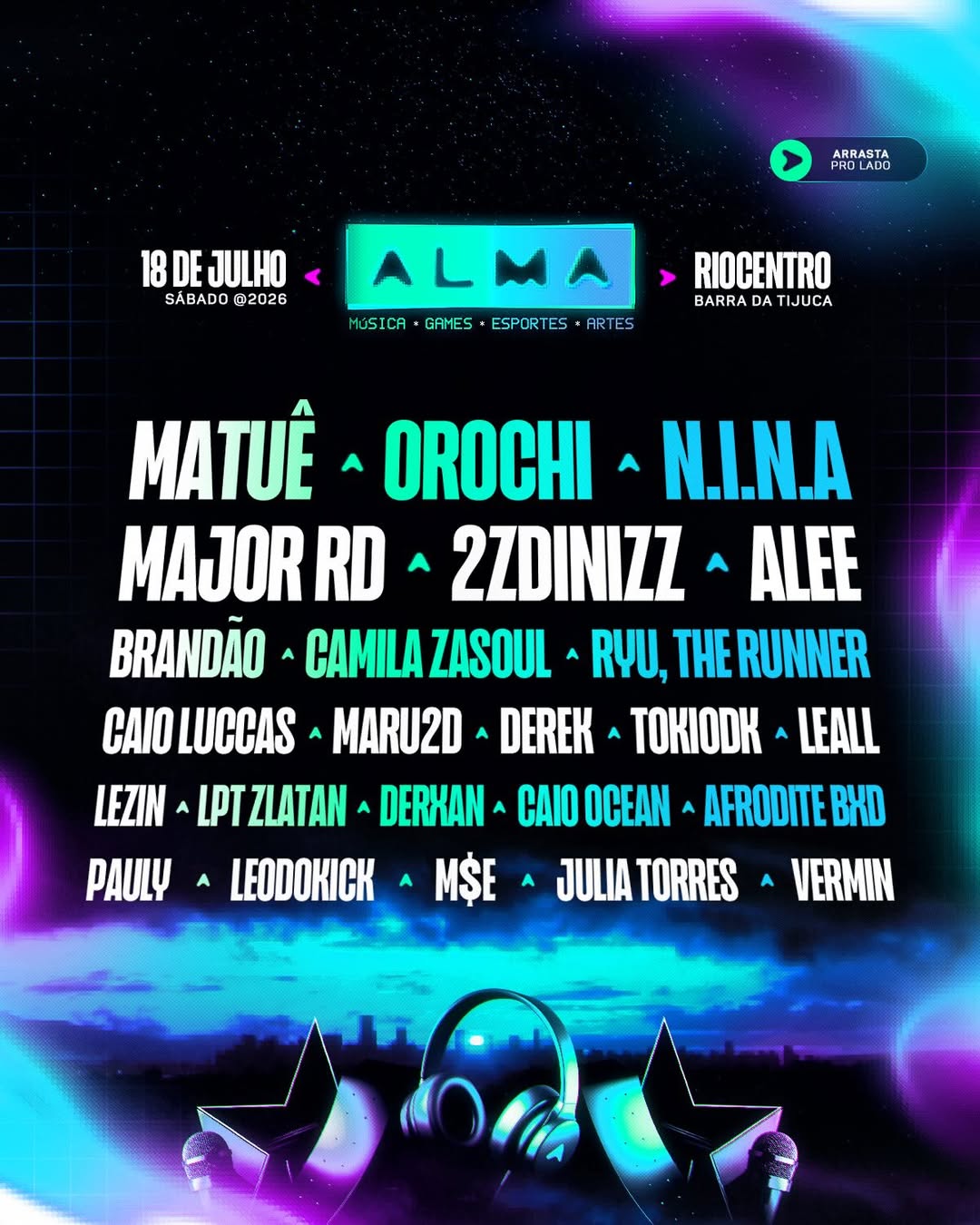 ALMA Festival 2026 transforma o Riocentro
