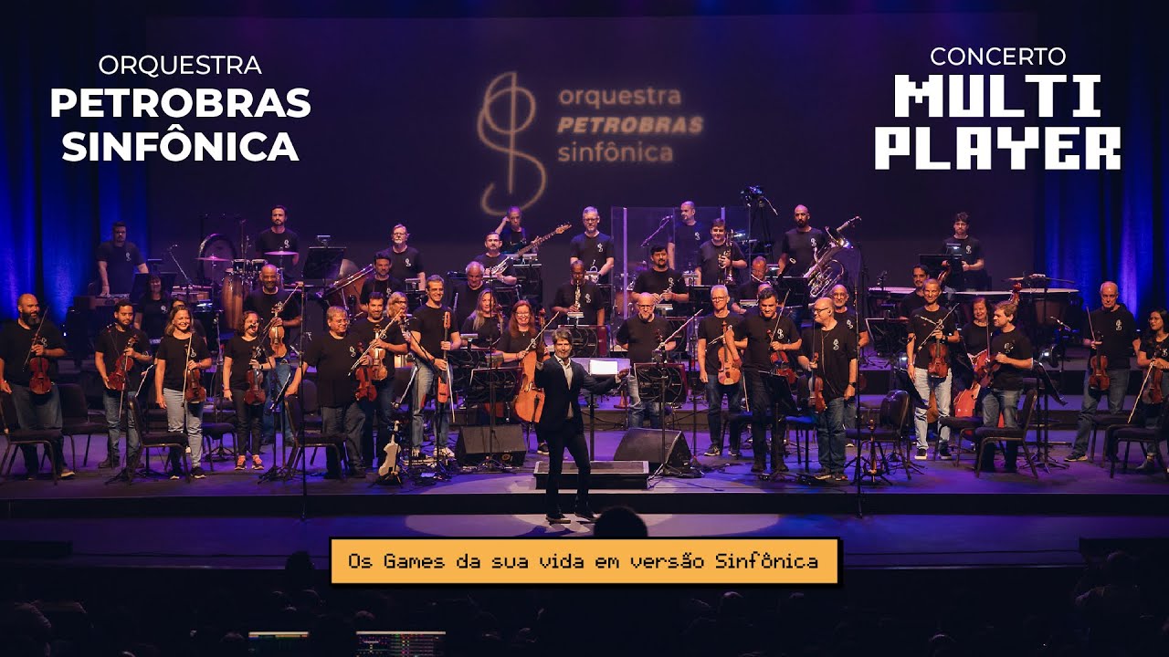 Orquestra Petrobras Sinfônica leva trilhas de games à Cidade das Artes com Concerto Multiplayer